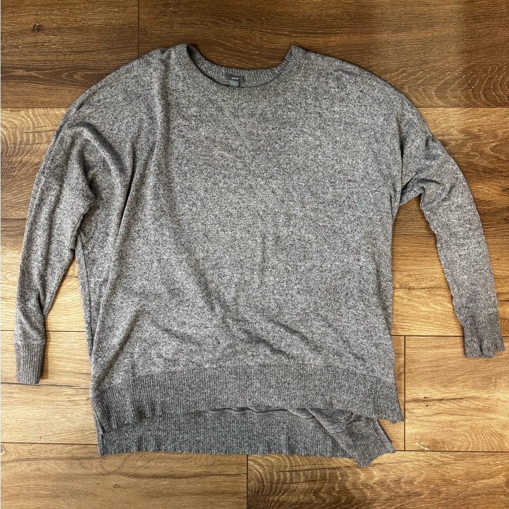 aerie knit sweater in gray